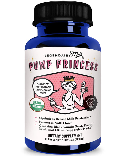 Legendairy Milk Pump Princess Lactation Supplement - Breastfeeding Supplements for Milk Supply Increase and Milkflow - Organic Black Cumin Legendairy MilkAU supplements