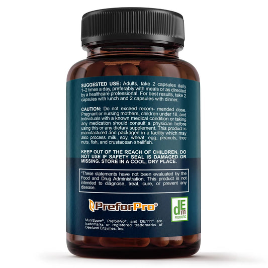 Premium 4-in-1 Probiotic Prebiotic, Postbiotic & Digestive Enzymes for Men & Women – Supports Gut, Digestion & Immunity –Complete Gut Health with Pre, Post SunergeticAU supplements