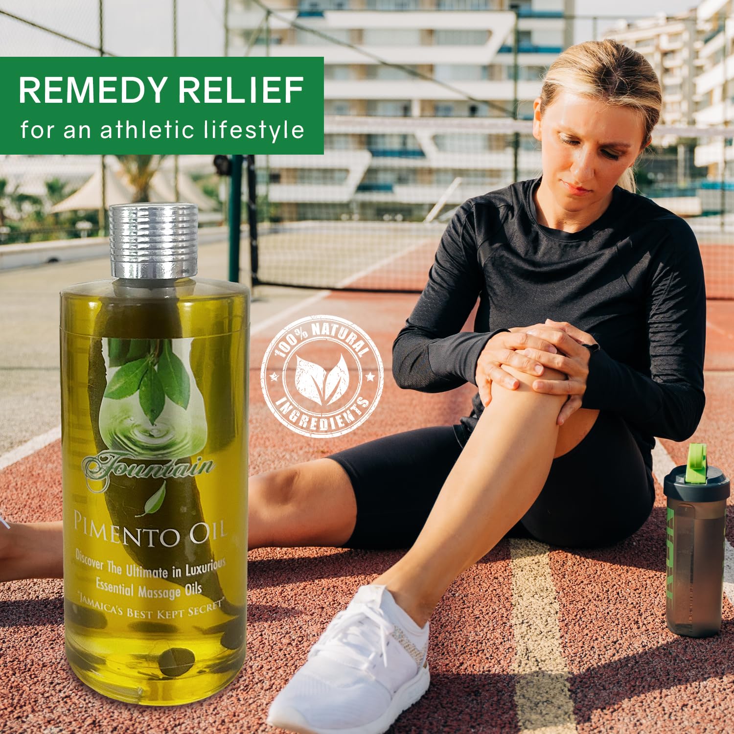 Fountain Pimento Oil 3.5oz for Natural Massage Therapy, Muscle Relief Oil Fountain Au supplements
