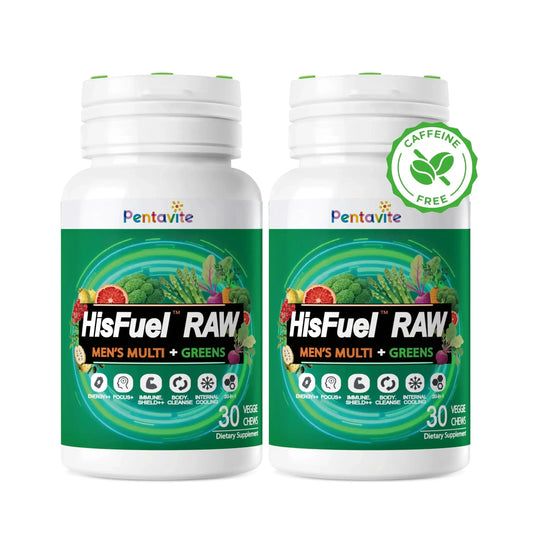 Pentavite HisFuel Multivitamin for Men, 20-in-1 Mens Vitamins with Natrual Fruits & Veggies, Vitamins & Minerals, Taurine, Boost Energy & Health PentaviteAU supplements