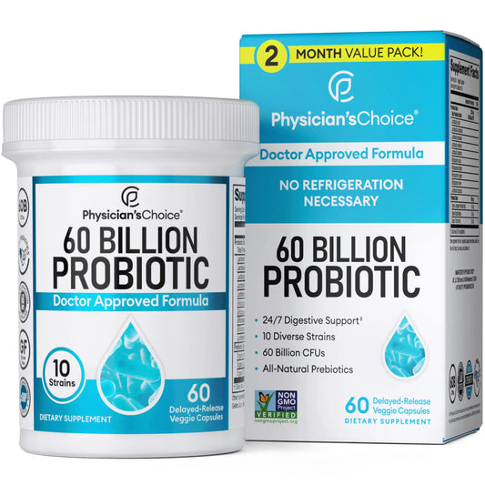 Physician's CHOICE Probiotics 60 Billion CFU - 10 Strains + Organic, 60ct Physician's CHOICEAU supplements