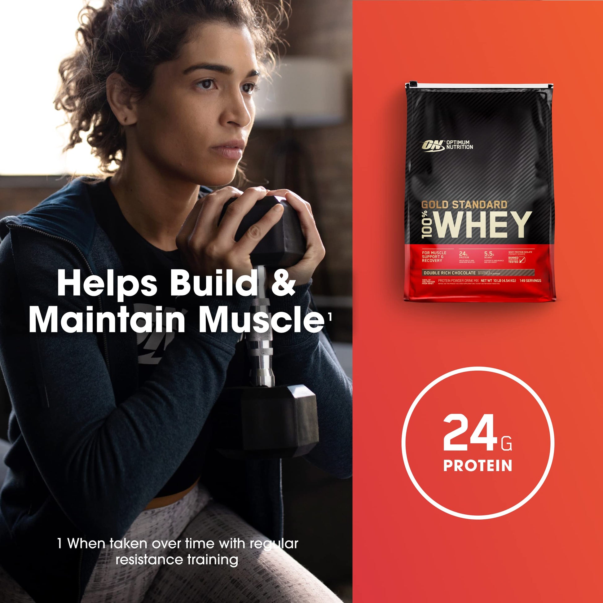 Optimum Nutrition Gold Standard 100% Whey Protein Powder, Double Rich Chocolate Optimum Nutrition Au supplements