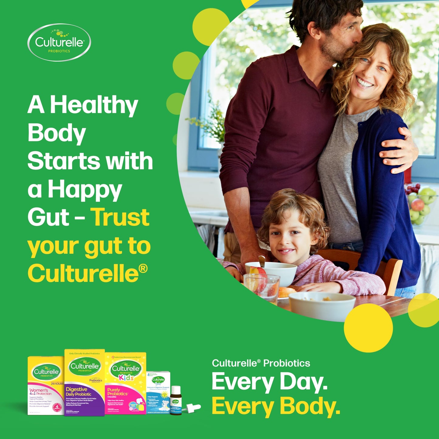 Culturelle 4-in-1 Probiotics for Women, Daily Probiotic & Prebiotic Supplement to Support Vaginal Health, Digestive Health, Immune Health CulturelleUS supplements