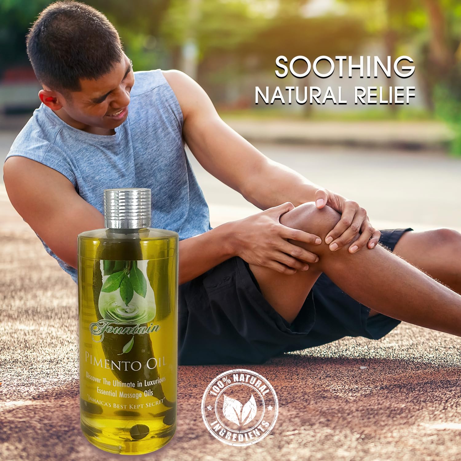 Fountain Pimento Oil 3.5oz for Natural Massage Therapy, Muscle Relief Oil Fountain Au supplements