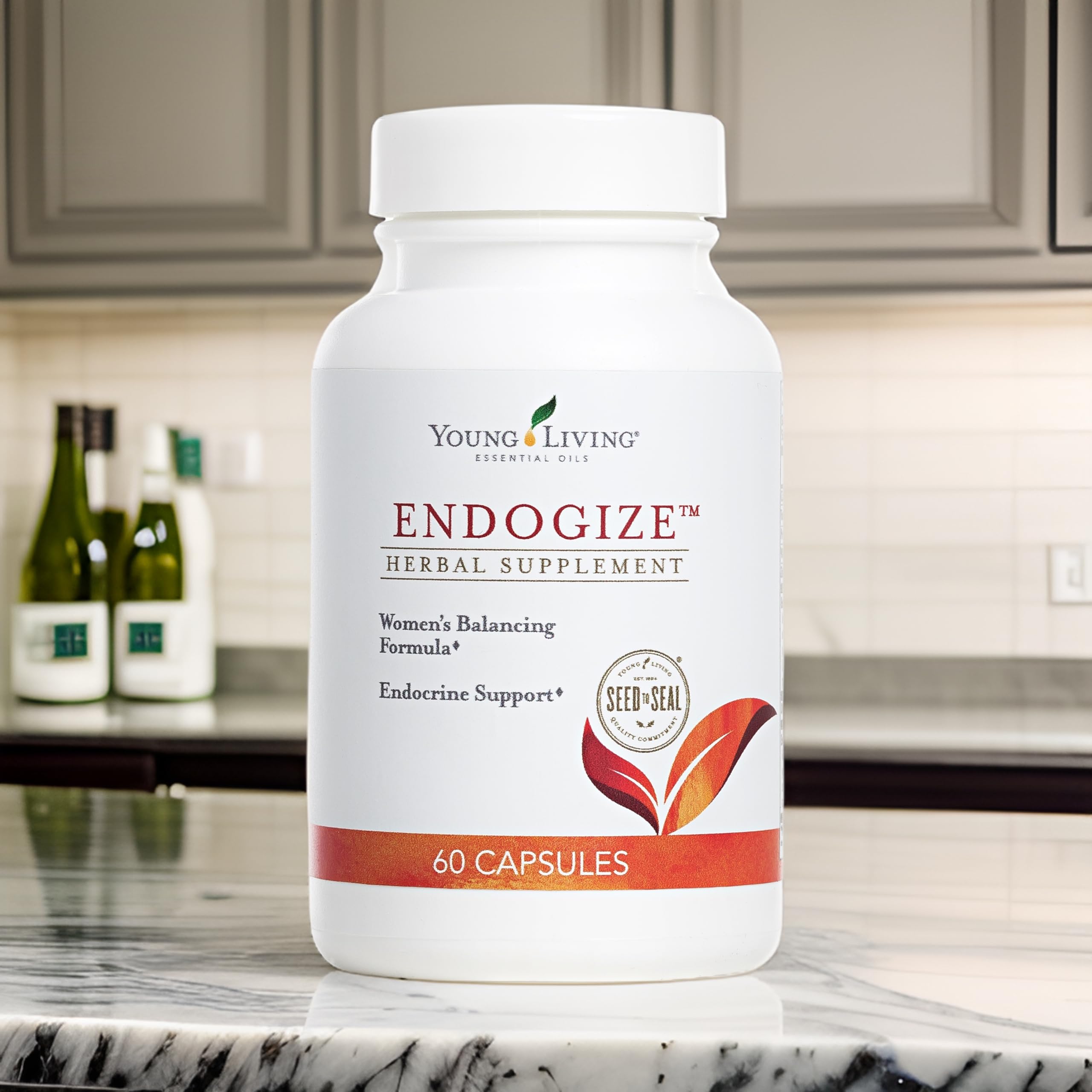Young Living - EndoGize 60 Capsules | Hormonal Health & Endocrine System Support with Essential Oils | Daily Herbal Supplement for Women's Wellness & Balancing Formula Young Living Au supplements