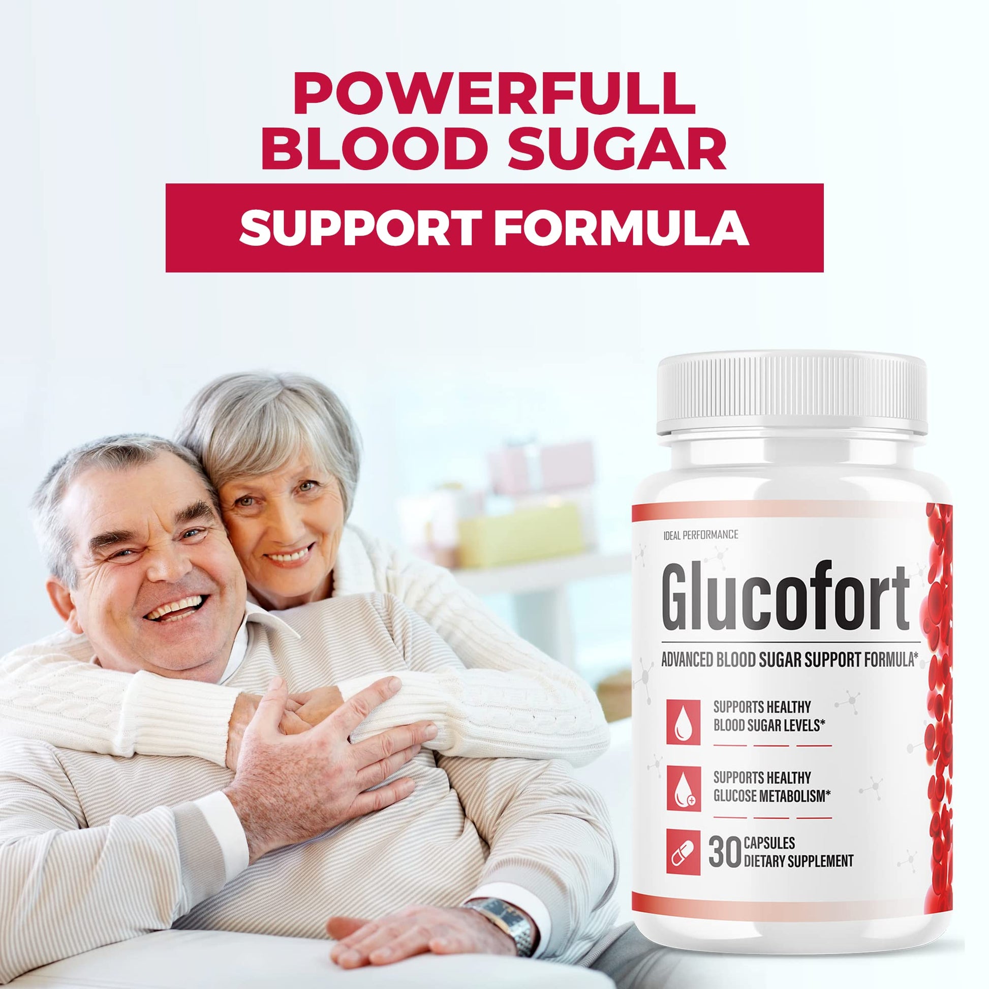 IDEAL PERFORMANCE (Official) Glucofort Supplement Support Formula (3 Pack) IDEAL PERFORMANCE Au supplements
