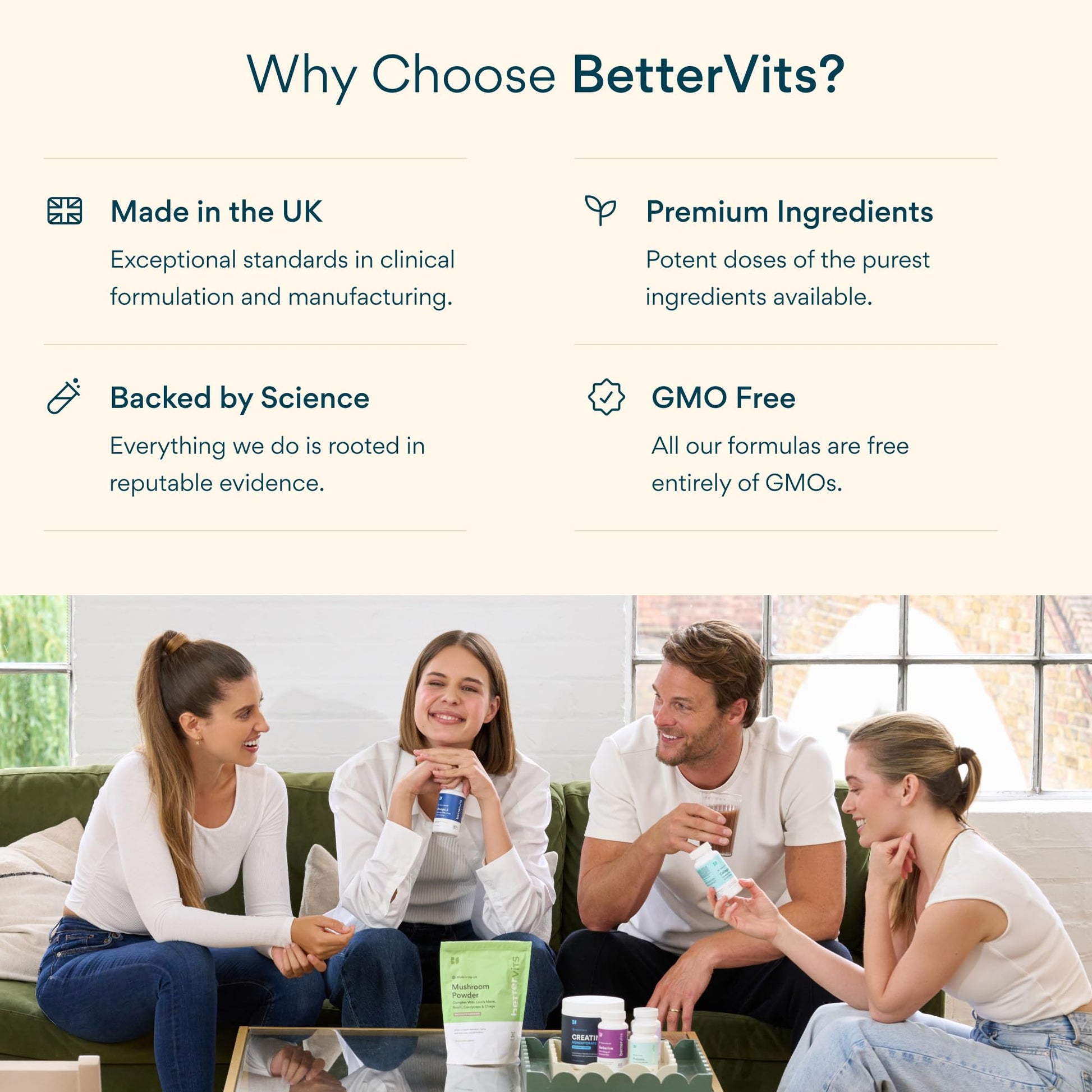Bettervits Magnesium Glycinate Complex with Citrate Malate Zinc & Vitamin D3 | High Absorption Pure Magnesium 225mg Supplement Chelated Formula for Muscle Relaxation, Sleep Support – 60 Capsules Bettervits Au supplements