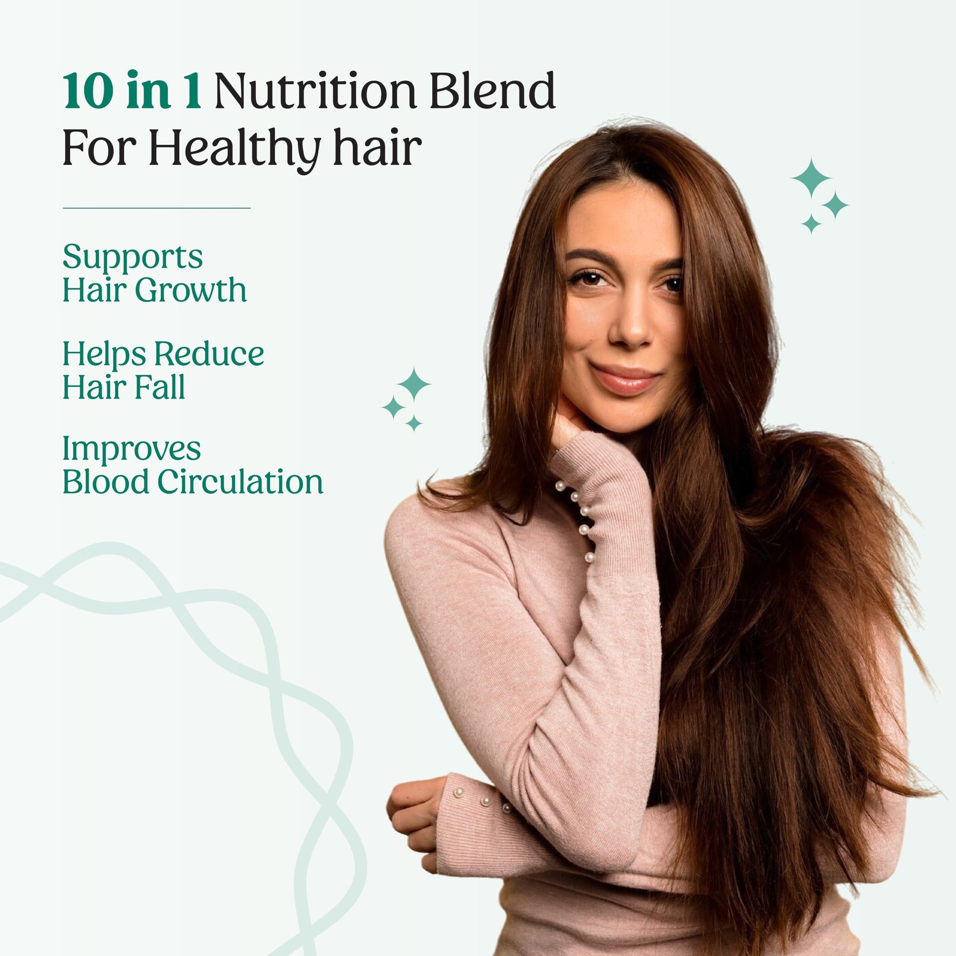 Glosense Hair You Glo – Plant-Based Biotin Supplement | Hair Growth Drink | Natural Hair Vitamins Powder with Amla, Sea Buckthorn, Gotu Kola | No Added Sugar, No Added Flavours | 30 Servings Glosense Au supplements