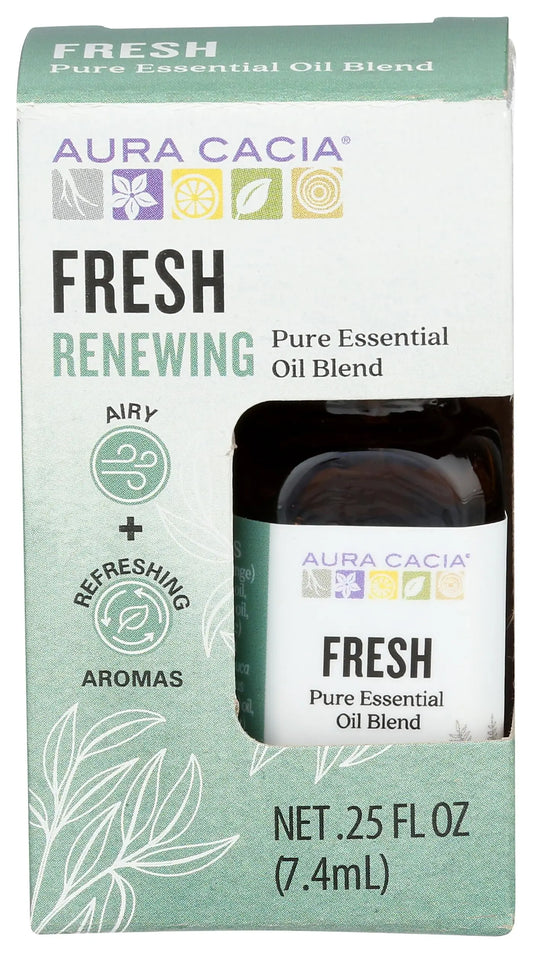 AURA CACIA Fresh Essential Oil Blend, 0.25 FZ Aura CaciaAU supplements