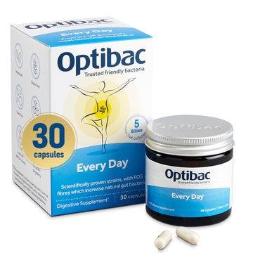 Optibac Probiotics Every Day - Digestive Probiotic Supplement with 5 Billion Bacterial OptiBac Au supplements