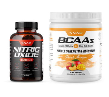 Snap Supplements Nitric Oxide Booster and BCAA Powder Snap Supplements Au supplements
