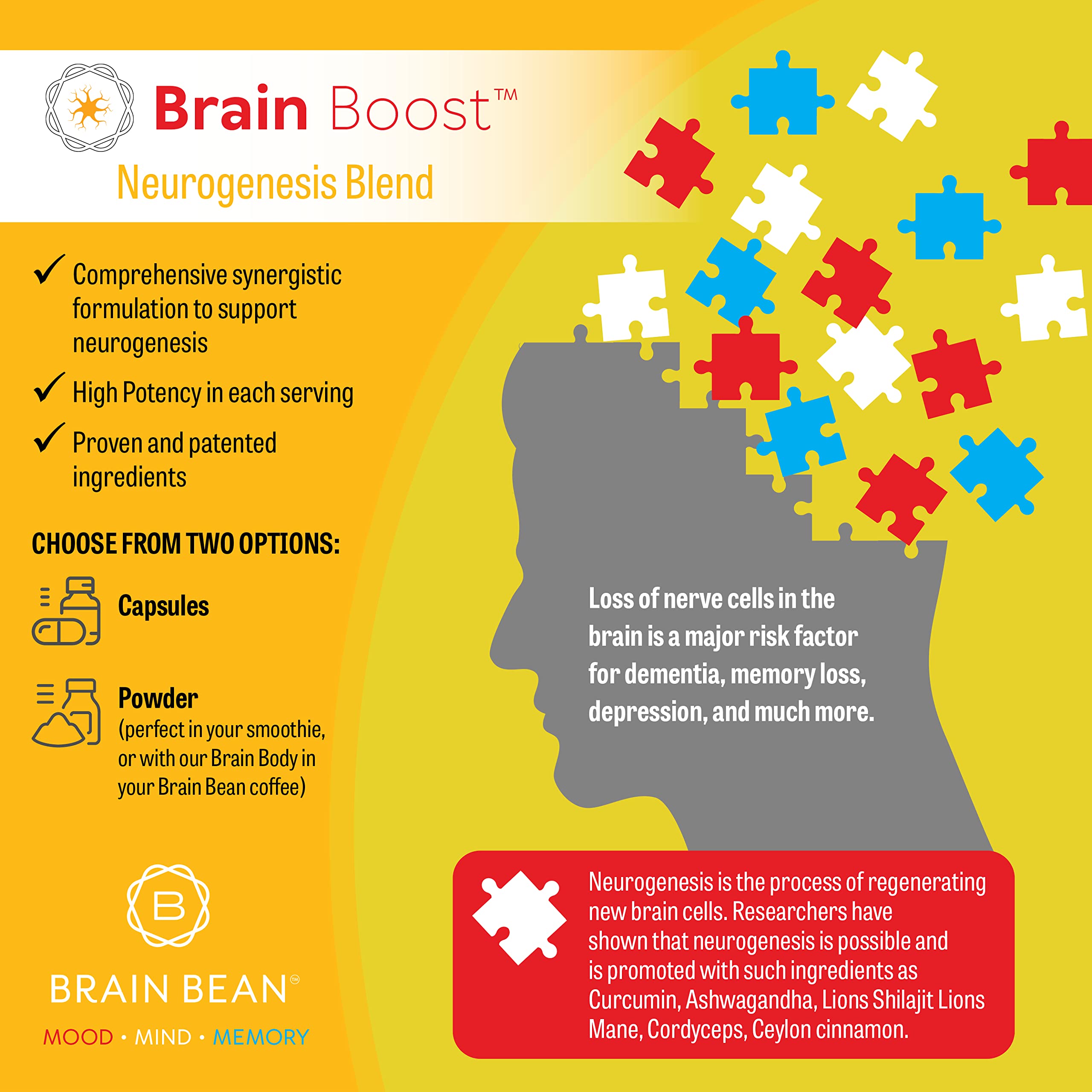 Brain Bean Brain-Boost (Formerly Brain Bean Au supplements