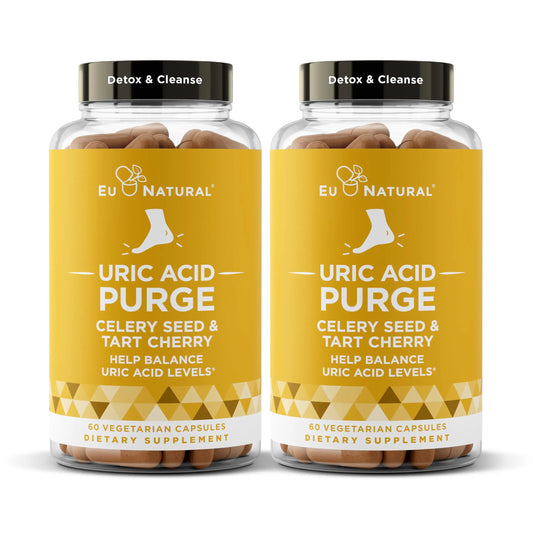 Purge! Uric Acid Flush – Eat & Drink What You Want – Detox and Cleanse with Celery Seed Extract Eu NaturalAU supplements