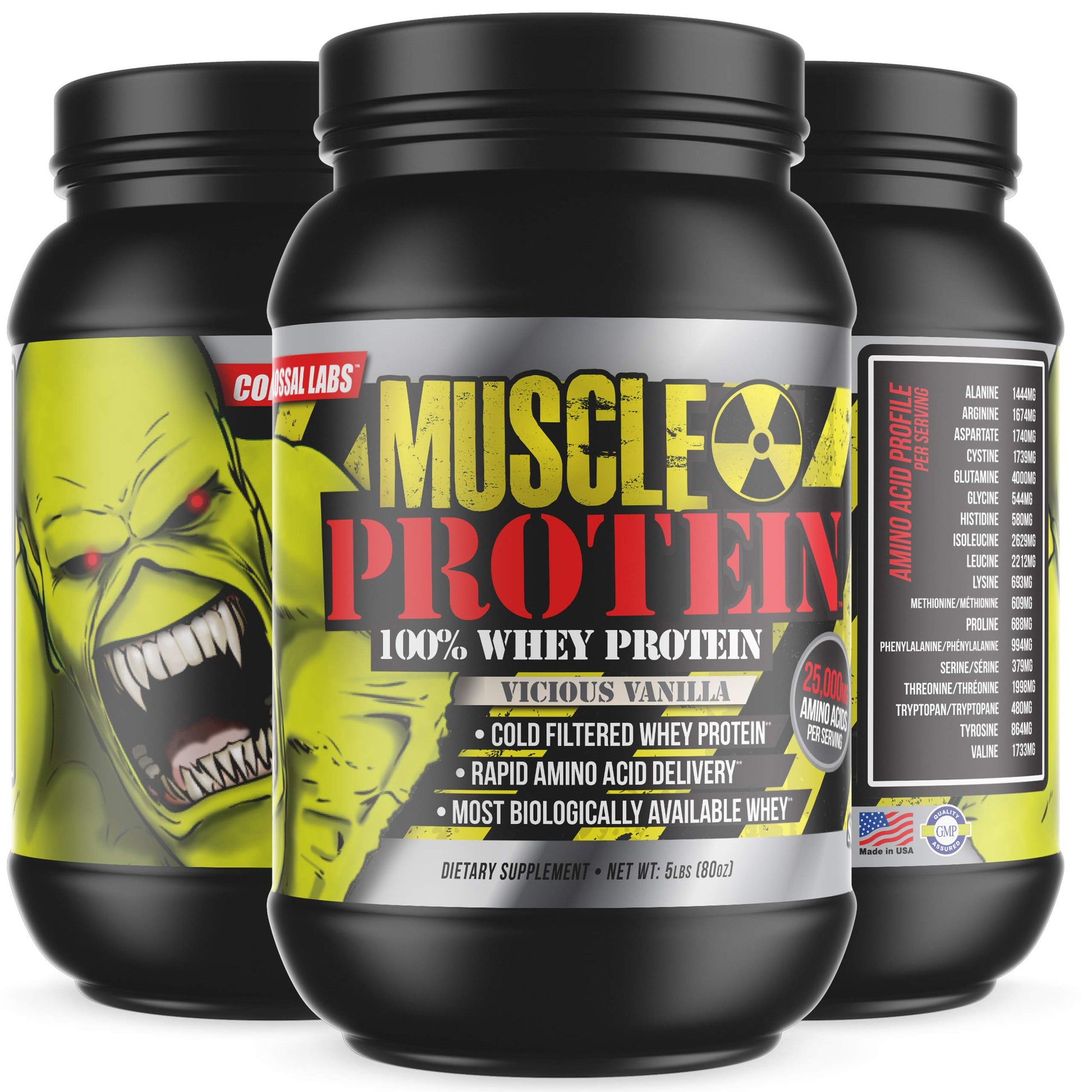 COLOSSAL LABS Whey Protein Powder [15 lbs/Pack of 1]– Chocolate Protein, Cold Filtered COLOSSAL LABS Au supplements