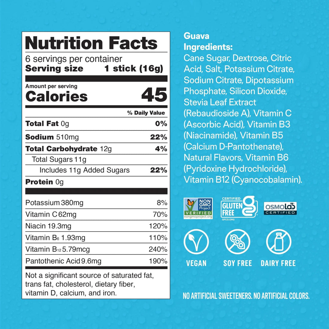 Liquid I.V.® Hydration Multiplier - Guava | Electrolyte Powder Drink Mix | 1 Pack (16 Servings) Liquid I.V. Au supplements