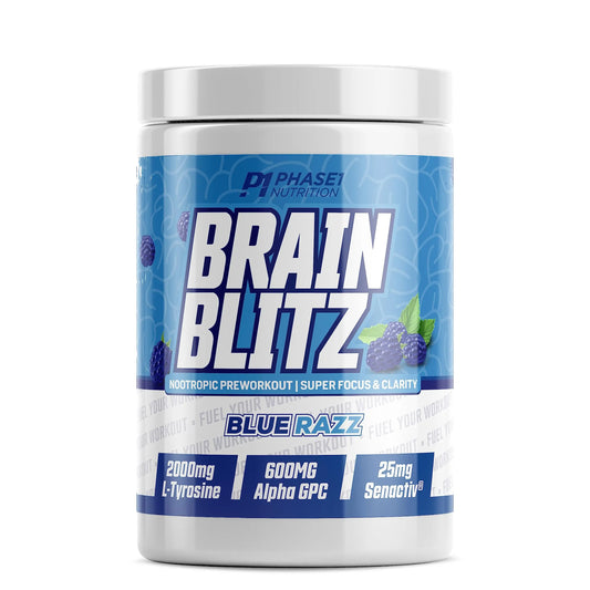 Phase One Nutrition Brain Blitz, Blue Razz - 20 Servings Phase One NutritionAU supplements