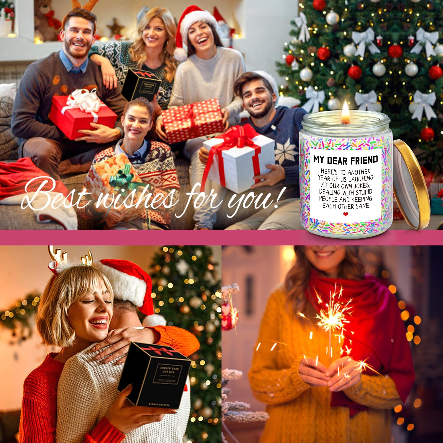 Birthday Gifts for Women, Happy Birthday Candle, Sister Birthday Gifts Ideas LOTICONA Au supplements