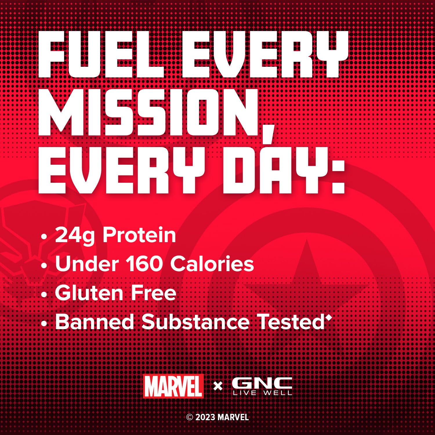 GNC Pro Performance 100% Whey - Marvel: Royal Caramel Cookie - 25 Servings GNC Au supplements