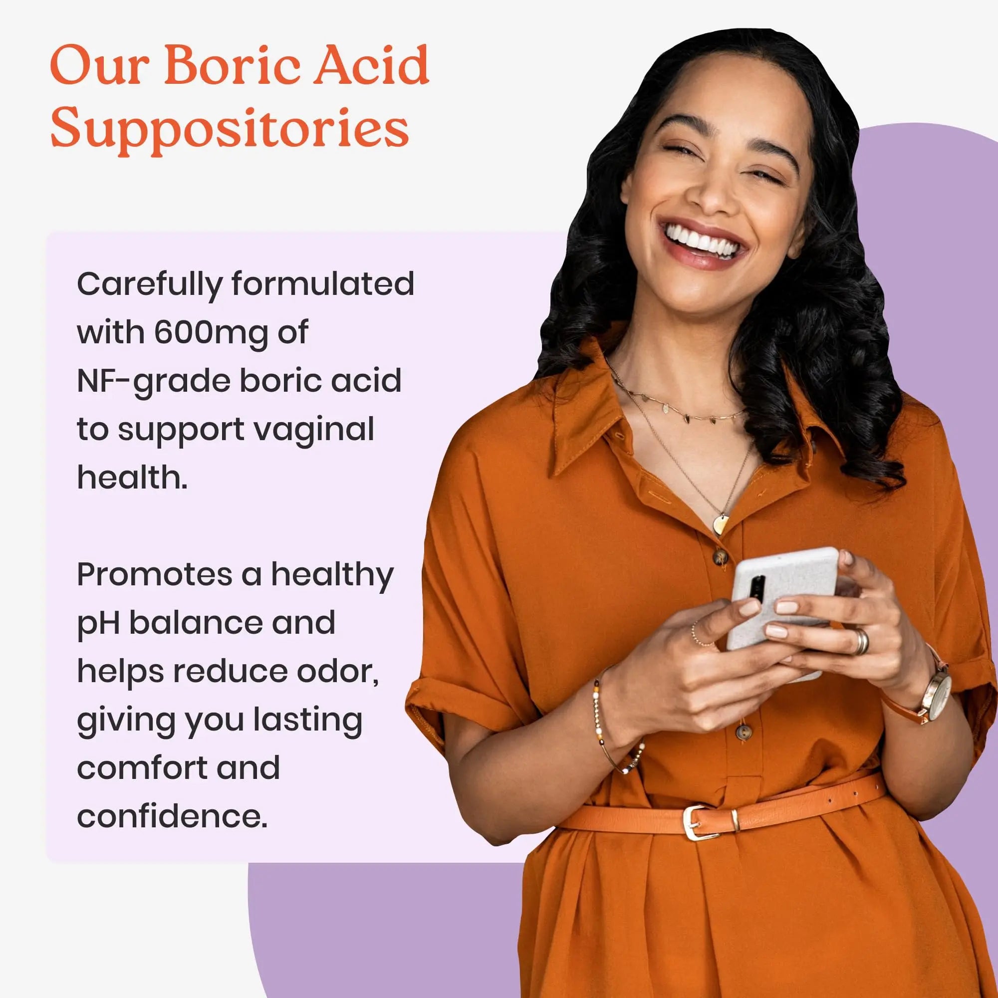 NewLife Naturals Boric Acid Suppositories for Women - 600mg | pH Balance Pills | Feminine Care | 2 Pack (60 Capsules) | Made in USA NewLife Naturals Au supplements
