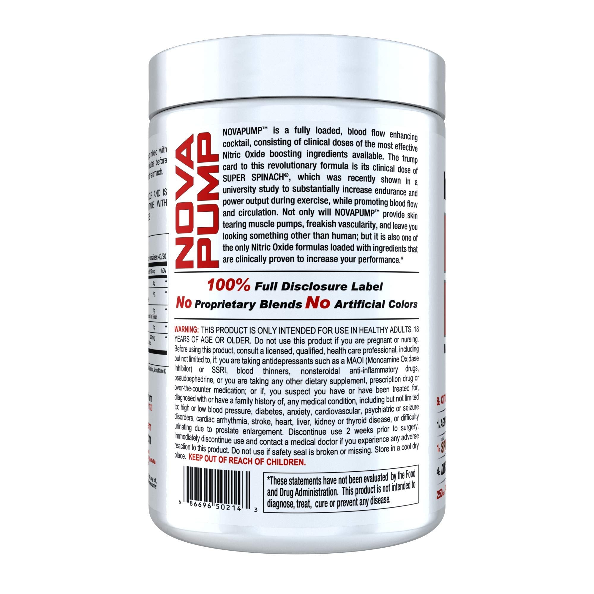 InnovaPharm NOVAPUMP (Pink Lemonade) - 11.2 Ounces InnovaPharm Au supplements