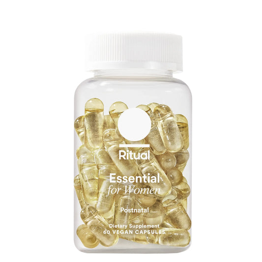 Ritual Essential for Women Postnatal Multivitamin - Postpartum Vitamin - Omega-3 DHA & Choline for Lactation Support, Vitamin A, C, D3 & Zinc RitualAU supplements
