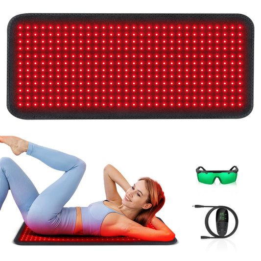 RUISQM Red Light Therapy Mat for Body - 360 LEDs Large Red & Infrared Light Therapy Pad Blanket RUISQMUS supplements
