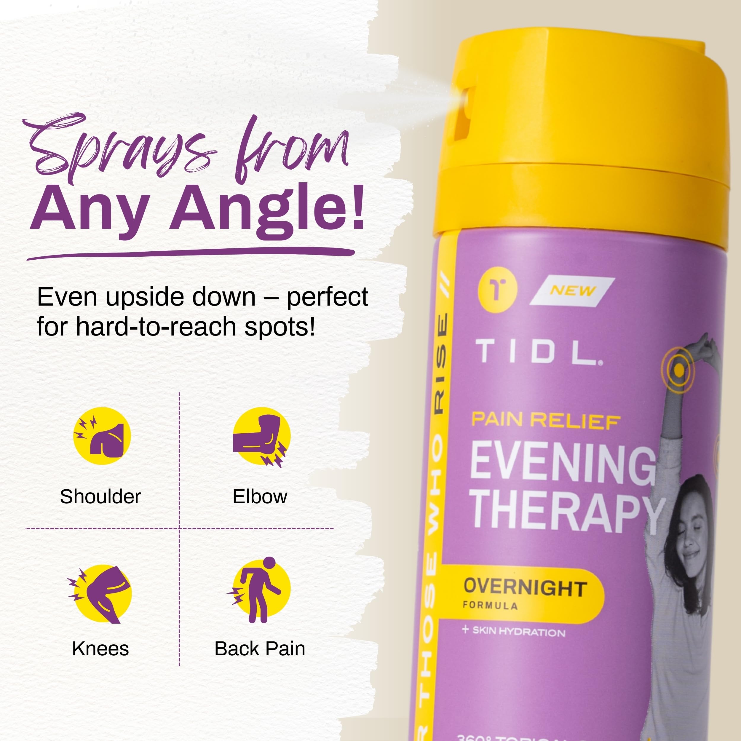 TIDL Pain Relief Spray Bundle – Morning, Cryotherapy & Evening Therapy – 3 x 3oz Sprays for Muscle, Joint, Neck, Back & Knee Pain Relief – Plant-Based Menthol Day & Night Care TIDL Au supplements