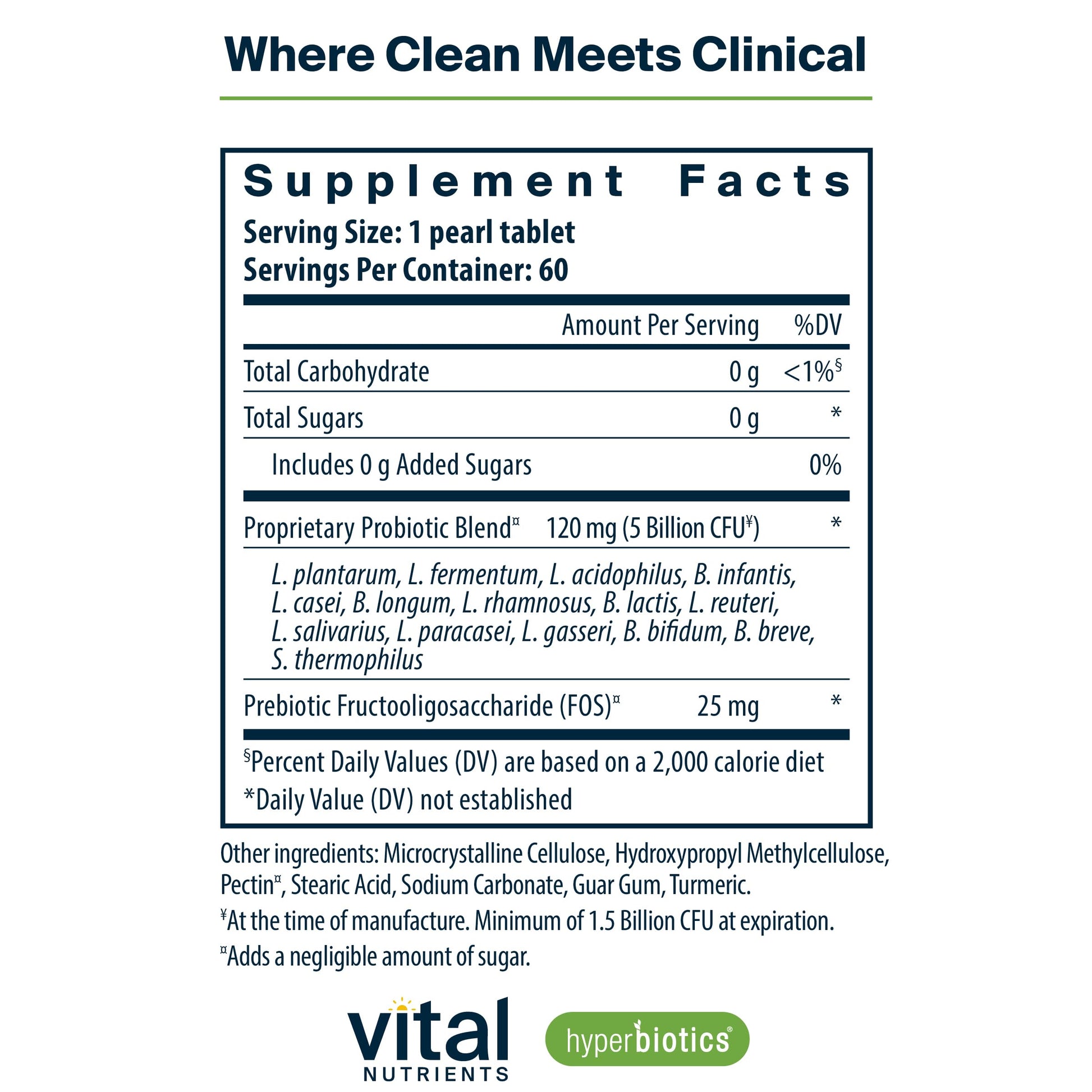 Hyperbiotics Vital Nutrients Pro-15 Prebiotics and Probiotics for Women and Men | 15 Science Backed Strains | Supports Occasional Constipation, Diarrhea, Gas & Bloating | 60 Vegan Time Release Pearls Hyperbiotics Au supplements