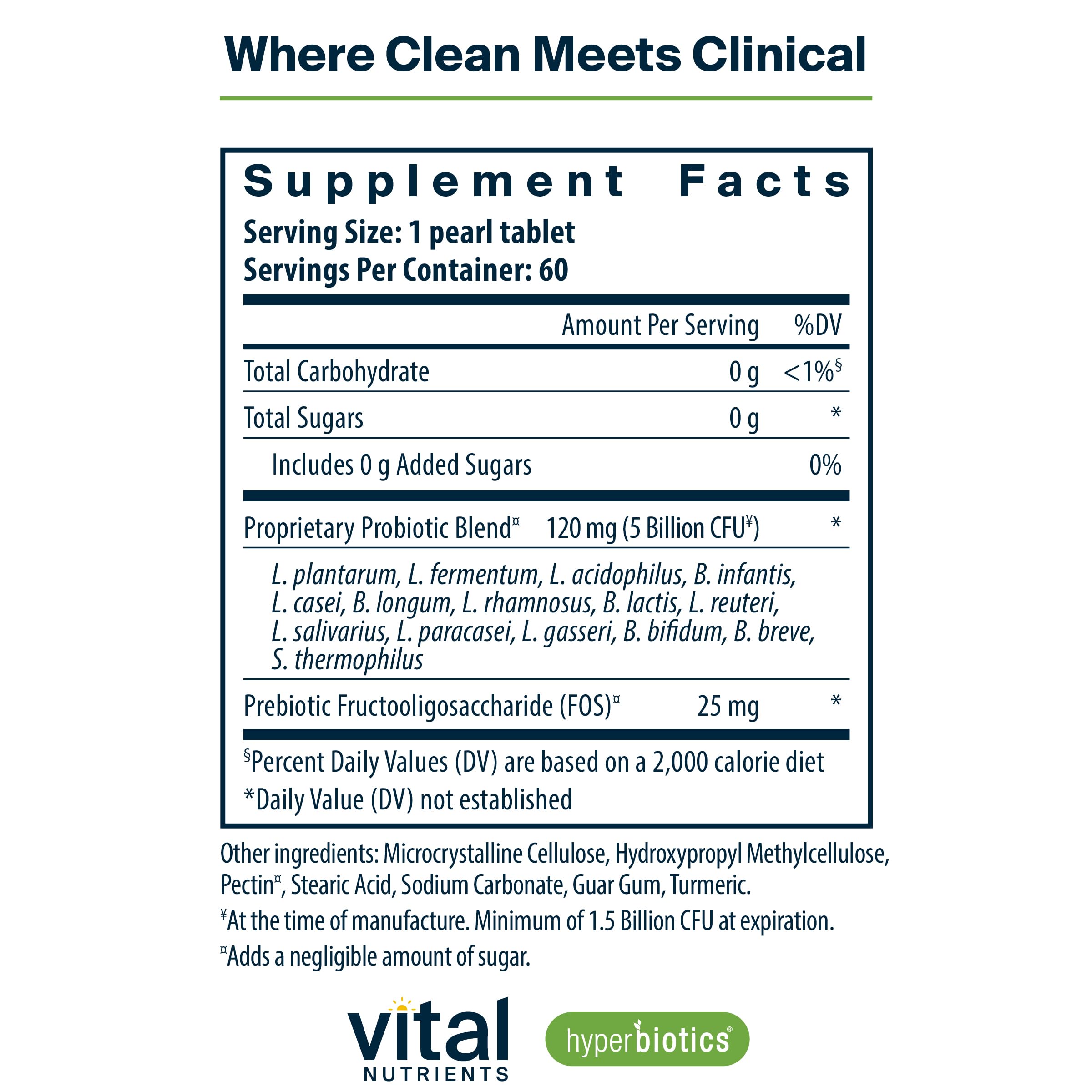 Hyperbiotics Vital Nutrients Pro-15 Prebiotics and Probiotics for Women and Men | 15 Science Backed Strains | Supports Occasional Constipation, Diarrhea, Gas & Bloating | 60 Vegan Time Release Pearls Hyperbiotics Au supplements