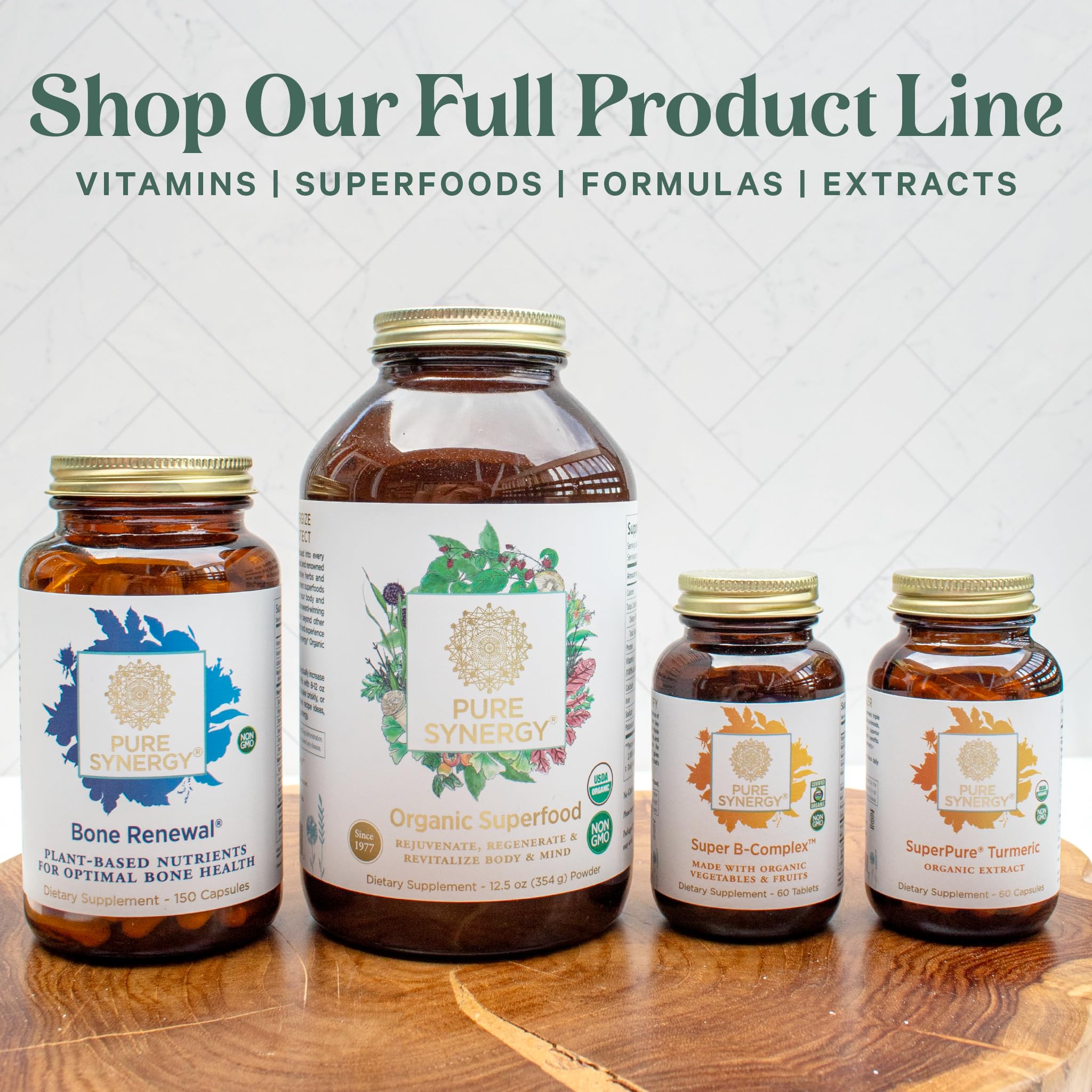 PURE SYNERGY Zinc Complex | Immune Support Supplement | Natural, Vegan Zinc Complex with Vitamin C and Organic Whole Foods | for Immune
