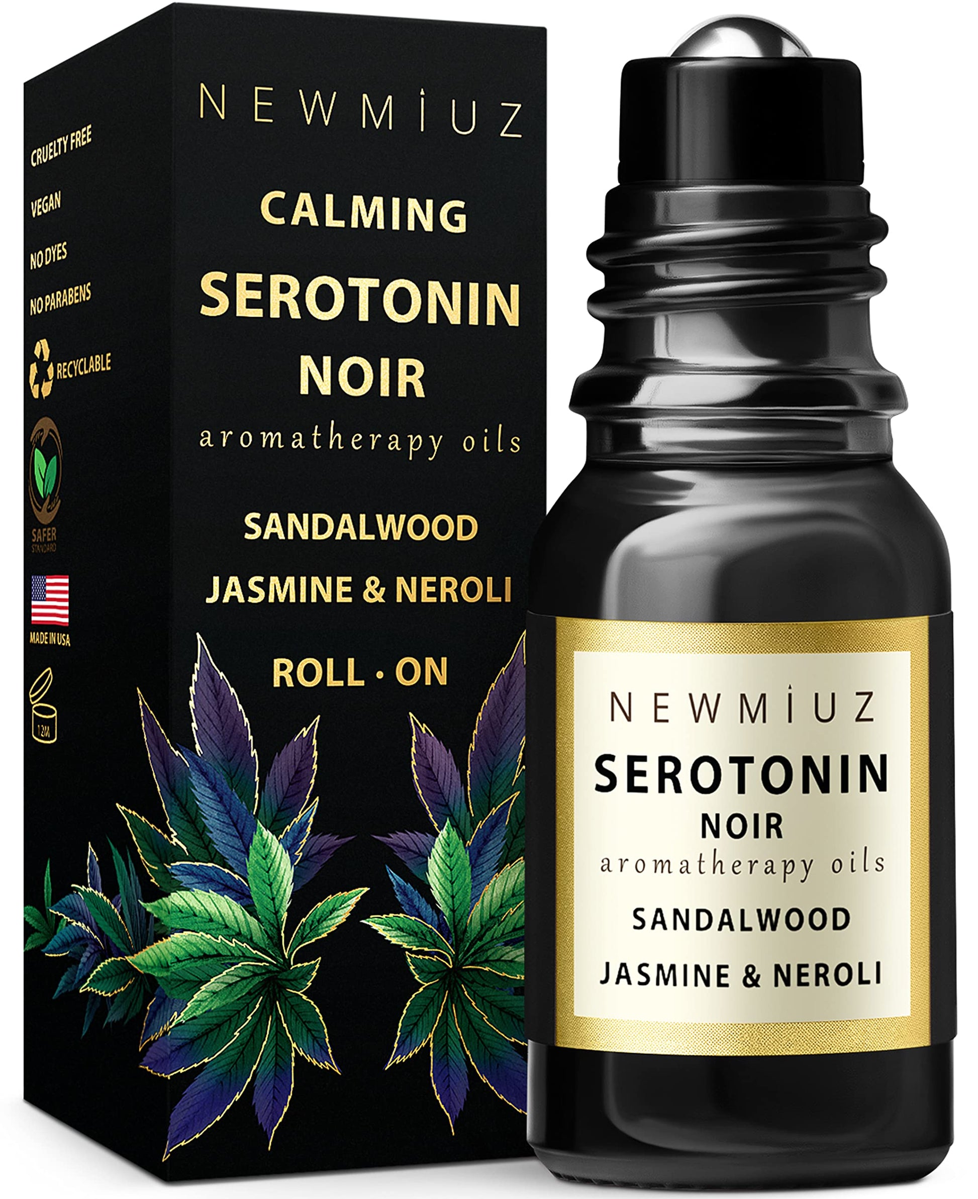 Calm Roll on Essential Oil Stress Relief Sandalwood Jasmine Destress Relaxation Calming Rolle New Miuz Au supplements
