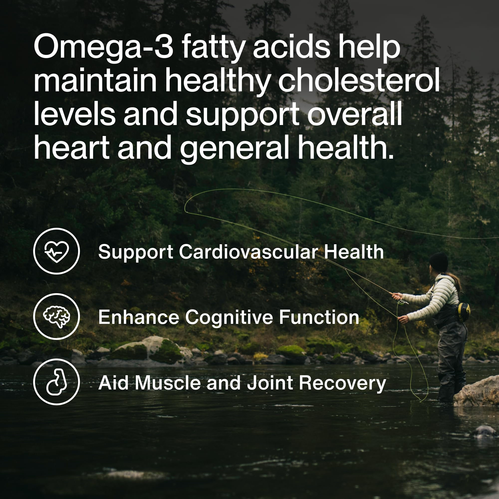Momentous Omega-3 Fish Oil - High-Potency EPA & DHA Supplement for Men & Women - Supports Heart, Joint, & Brain Health - NSF Certified for Sport - Non-GMO - Gluten-Free - 1,600 mg - 30 Servings Momentous Au supplements