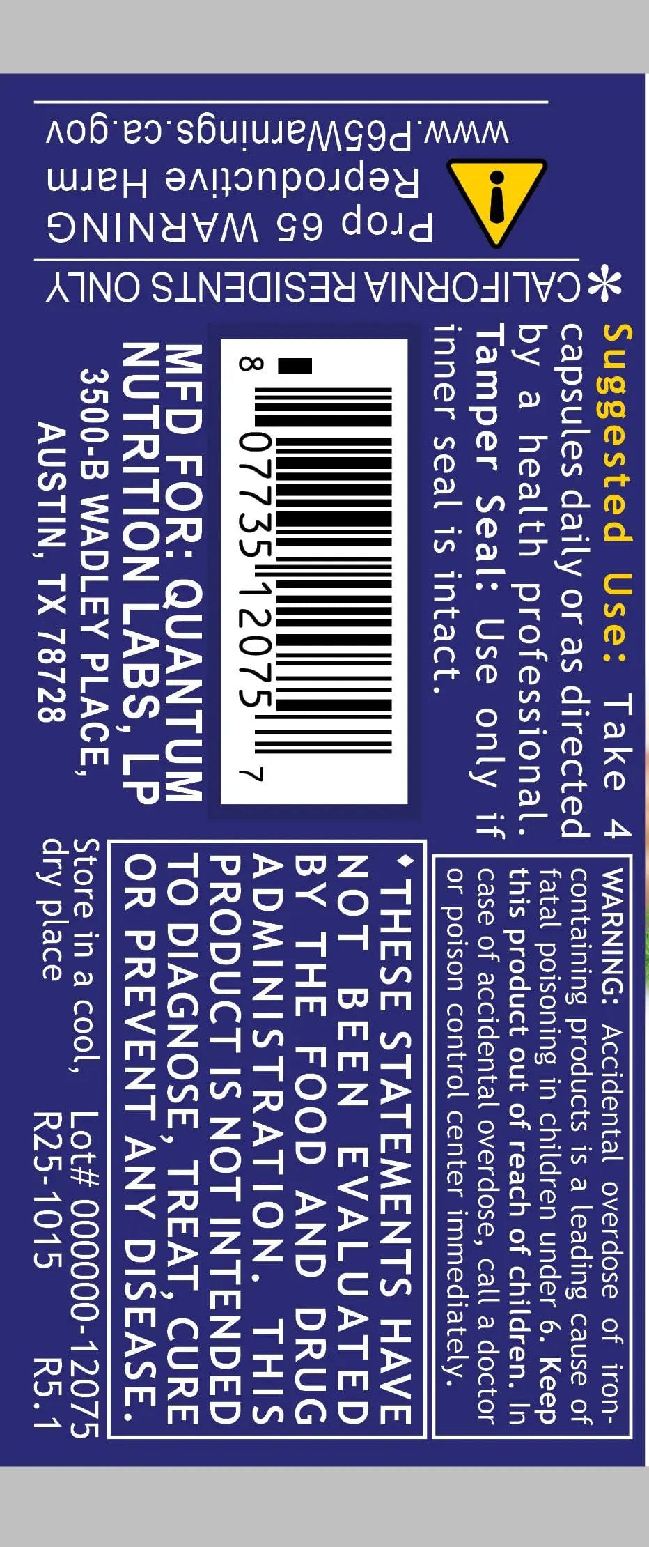 QNL Quantum Plant Multi-Vitamin - Complete Multivitamin - Immune Support for Adults - Natural Multivitamin for Men & Women Quantum Nutrition Au supplements