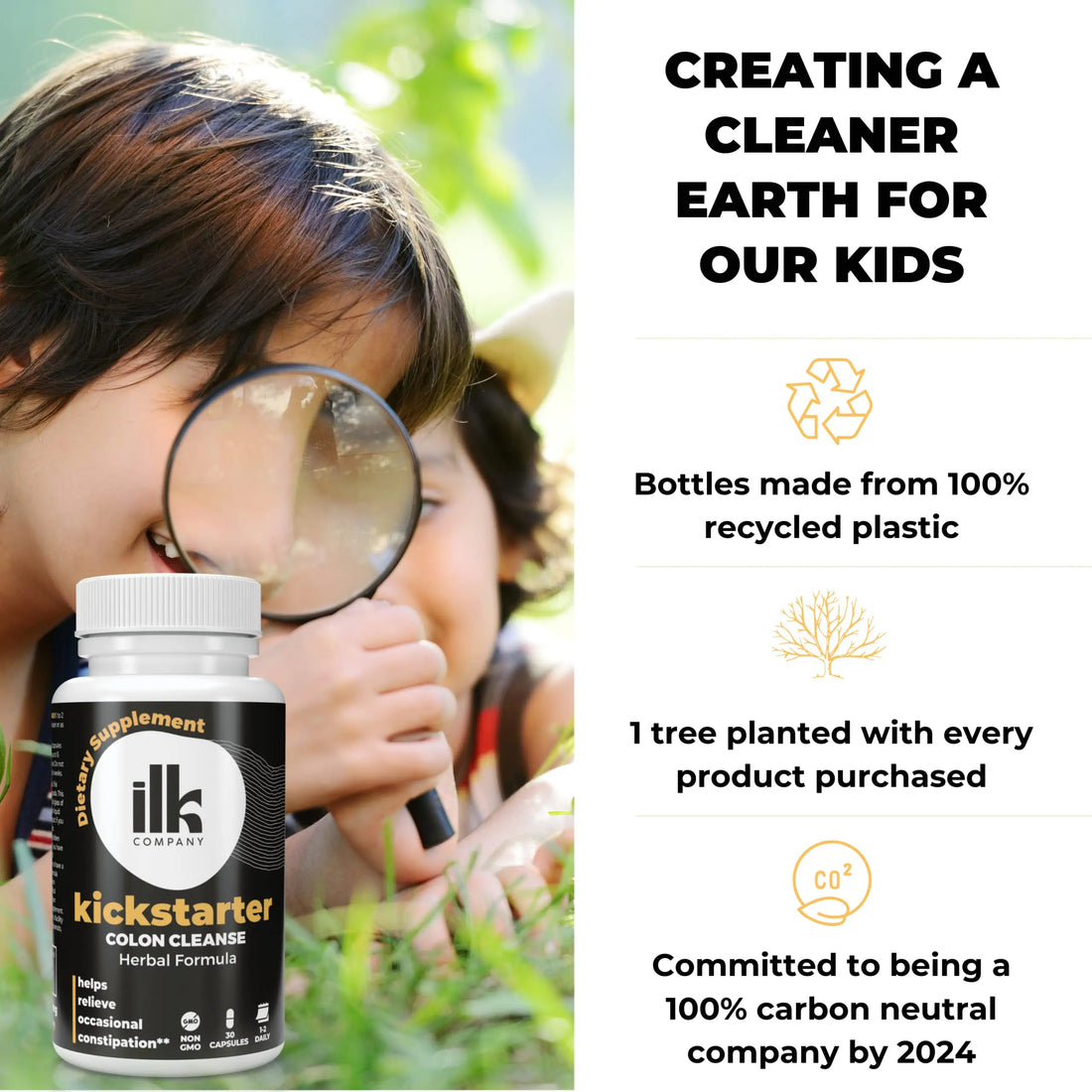 ILK COMPANY Made in USA Herbal Colon Cleanse Capsules - Non GMO - Gluten Free Capsules ILK COMPANY uk supplements