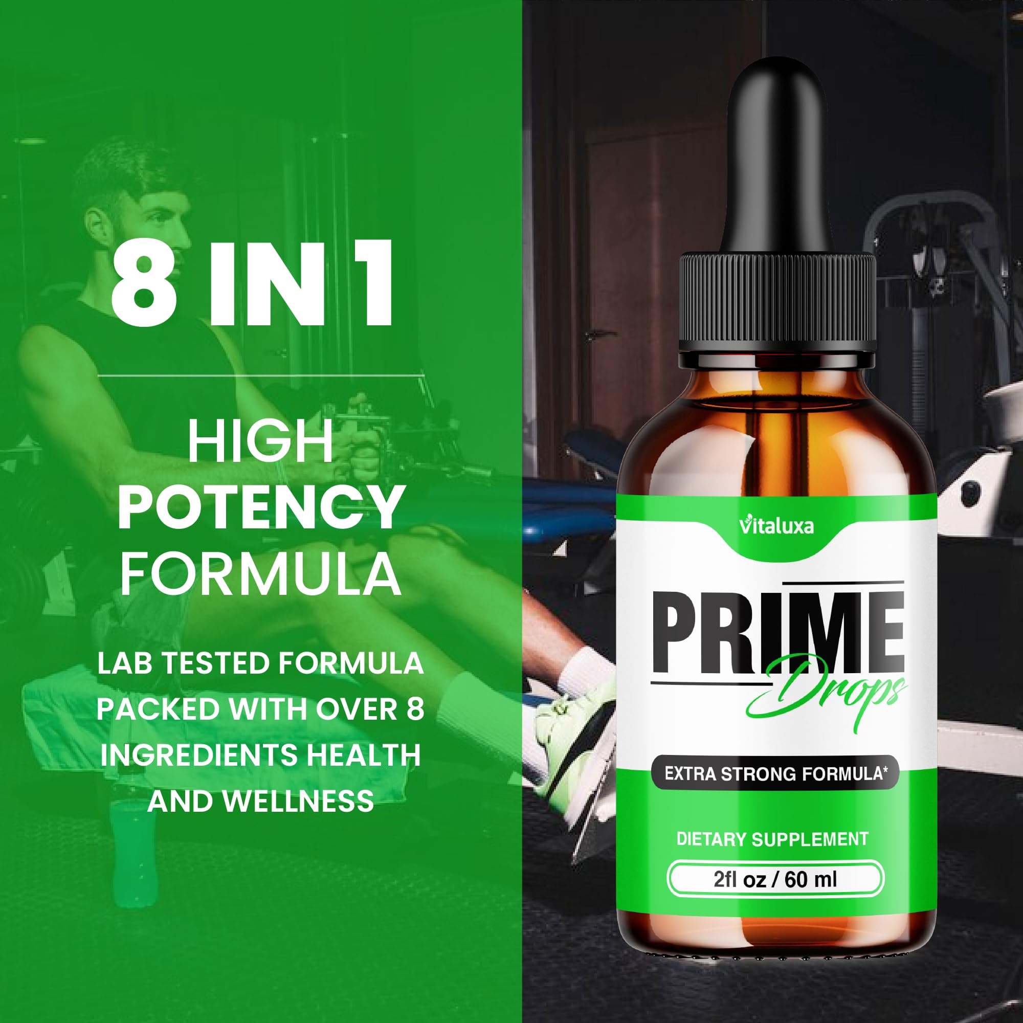 (2 Pack) Prime Drops for Men, Extra Strength Prime Drops Liquid Supplement Performance Blend All Natural Support, PrimeDrops Advanced Formula Vitamins for Health Wellness Reviews (4oz) Vitaluxa Au supplements