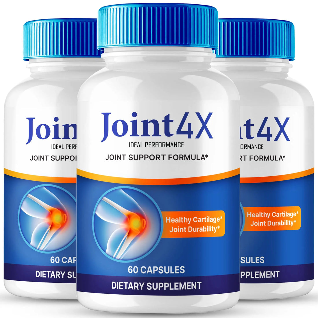 IDEAL PERFORMANCE Joint4X Joint Support Capsules, Official Joint-4X Supplement Pills, All-Natural Formula to Fortify Bones and Bolster Flexibility - Maximum Strength, Joint 4X Pills Reviews (3 Pack) IDEAL PERFORMANCE uk supplements