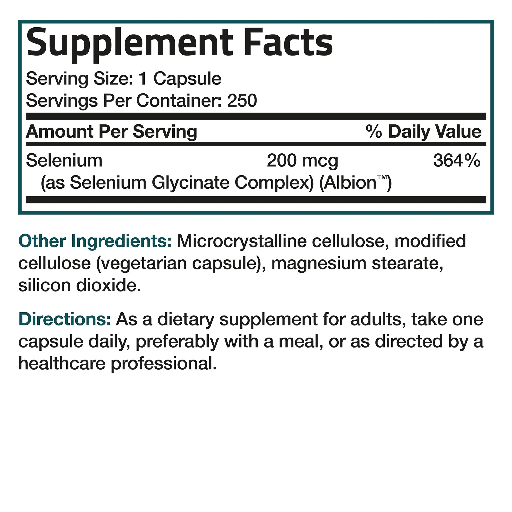 Bronson Selenium 200 mcg – Yeast Free Chelated Amino Acid Complex - Essential Trace Bronson Au supplements