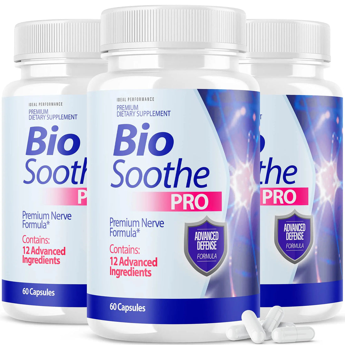 IDEAL PERFORMANCE (3 Pack) Biosoothe Pro Neuropathy Treatment Capsule for Nerve IDEAL PERFORMANCE uk supplements