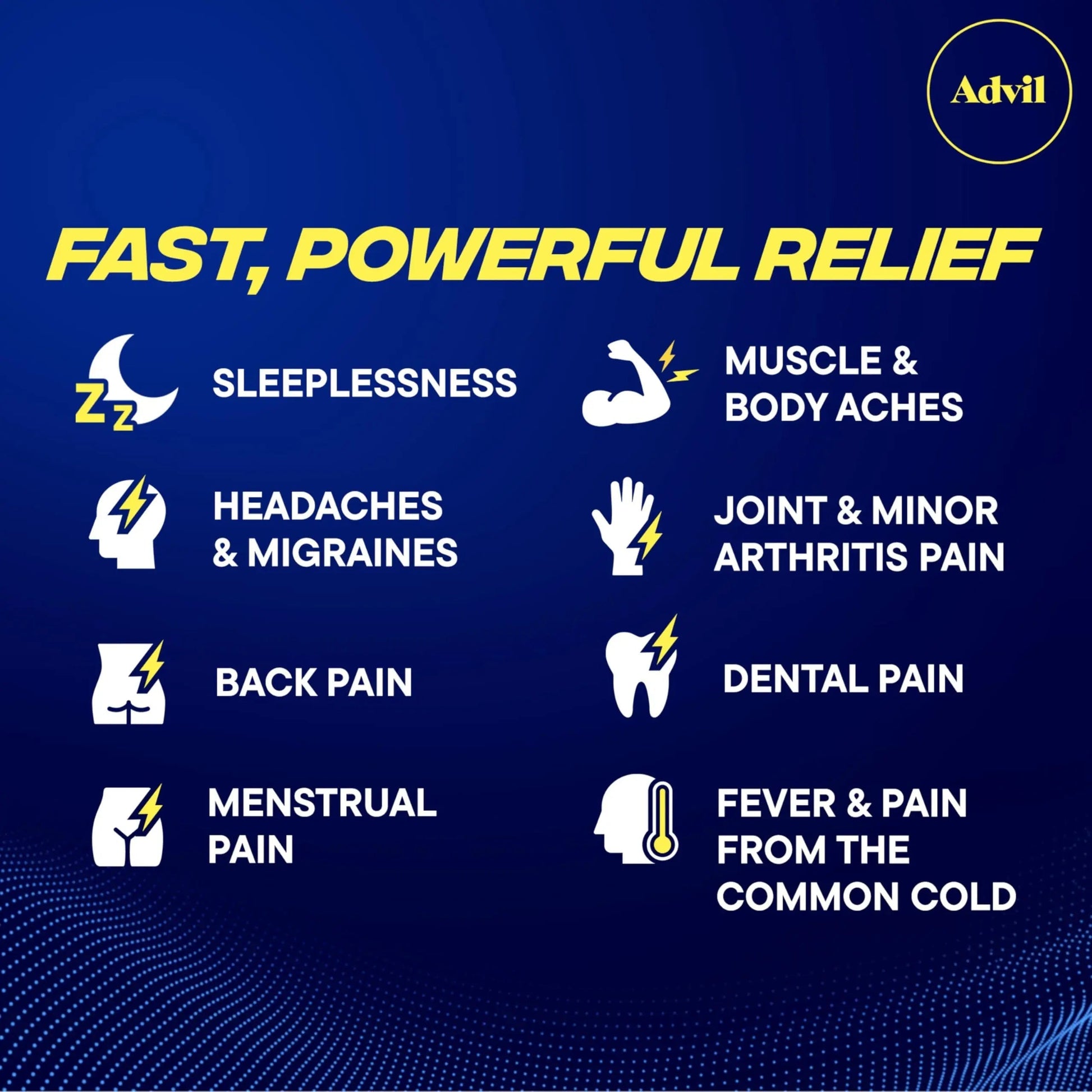Advil PM Pain Reliever And Nighttime Sleep Aid, Pain Medicine With Ibuprofen For Pain Relief And Diphenhydramine Citrate For A Sleep Aid - 120 Coated Caplets Advil Au supplements