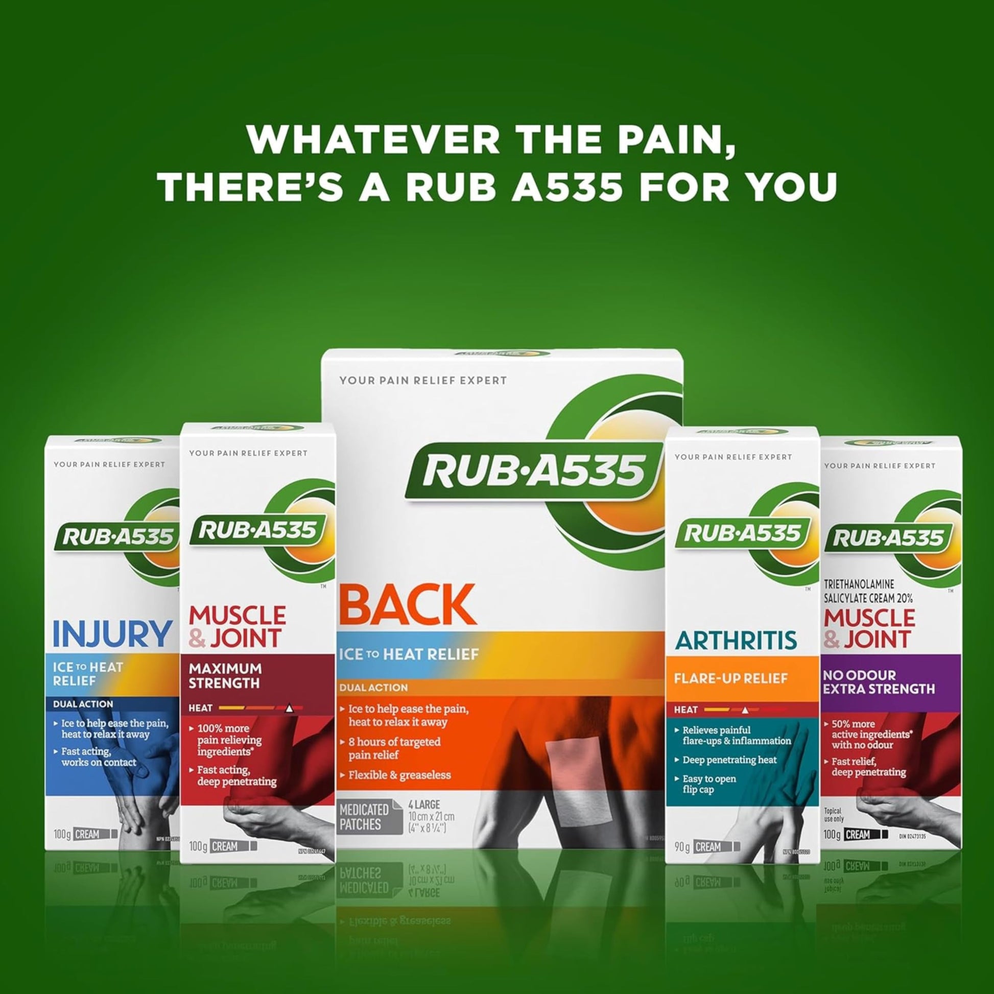 RUB A535 ULTRA STRENGTH NO ODOUR CREAM For Deep Penetrating Relief of Muscle, Joint & Arthritic Pain 100 g Rub A535 Au supplements