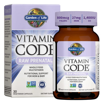 Garden of Life Prenatal Multivitamin for Women with Iron, Folate & Vitamin C and D3 for Neural Development & Probiotics for Immune Support Garden of Life Au supplements