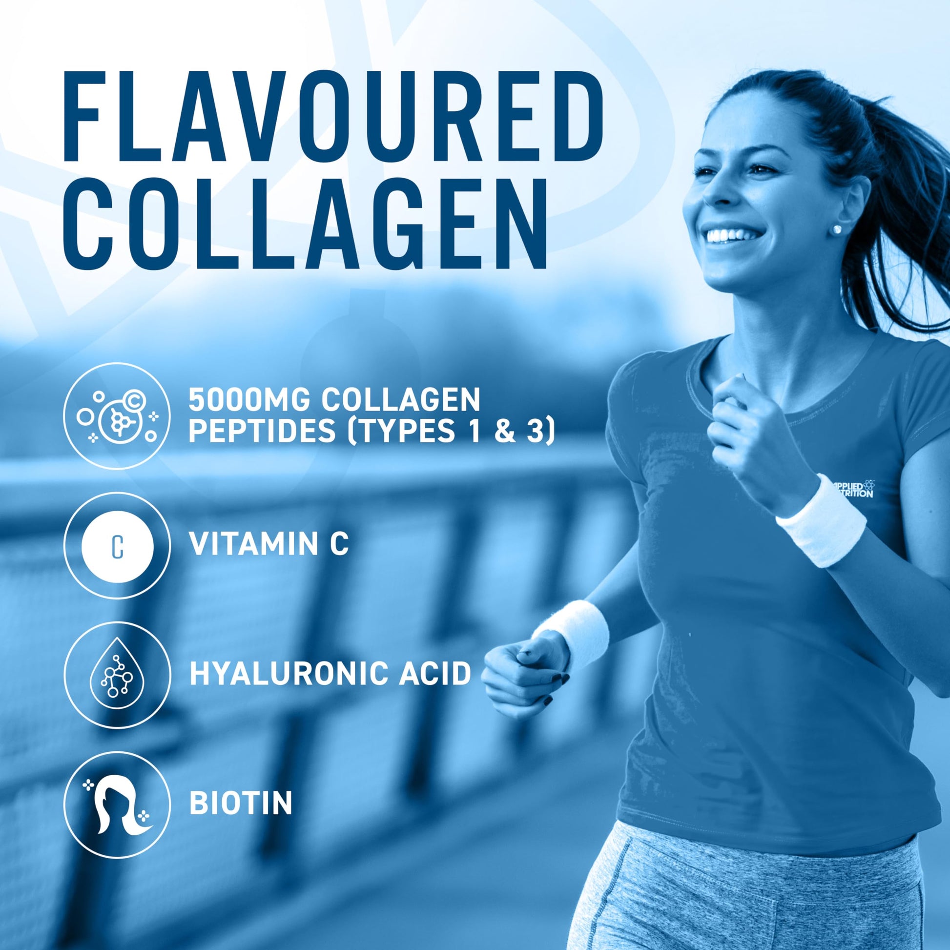 Applied Nutrition Collagen Powder - Citrus Twist Flavour - 5000mg Hydrolysed Bovine Flavoured Applied Nutrition Au supplements