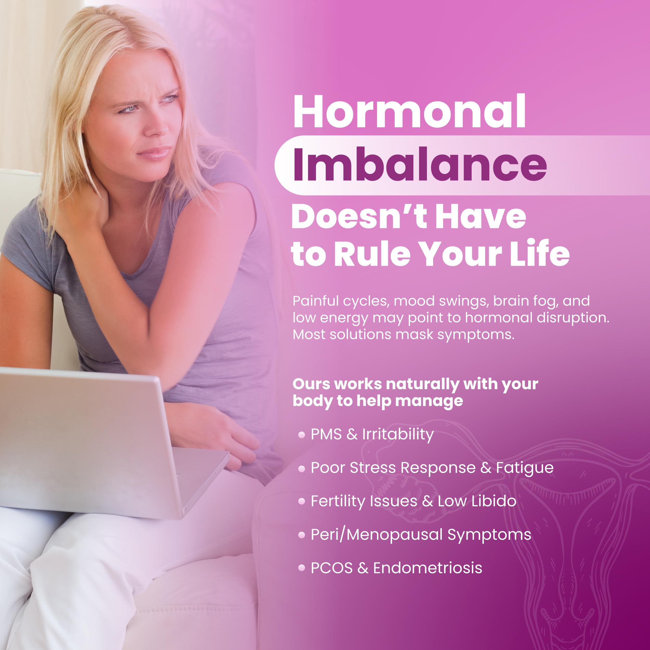 SIERRA LIFE SCIENCES Hormonal Balance Blend for Women – Vitex, DIM, Shatavari + Adaptogenic Support – Menstrual & Menopause Relief – Vegan, Clean-Label Formula – 4600mg – (Pack of 2) SIERRA LIFE SCIENCES Au supplements