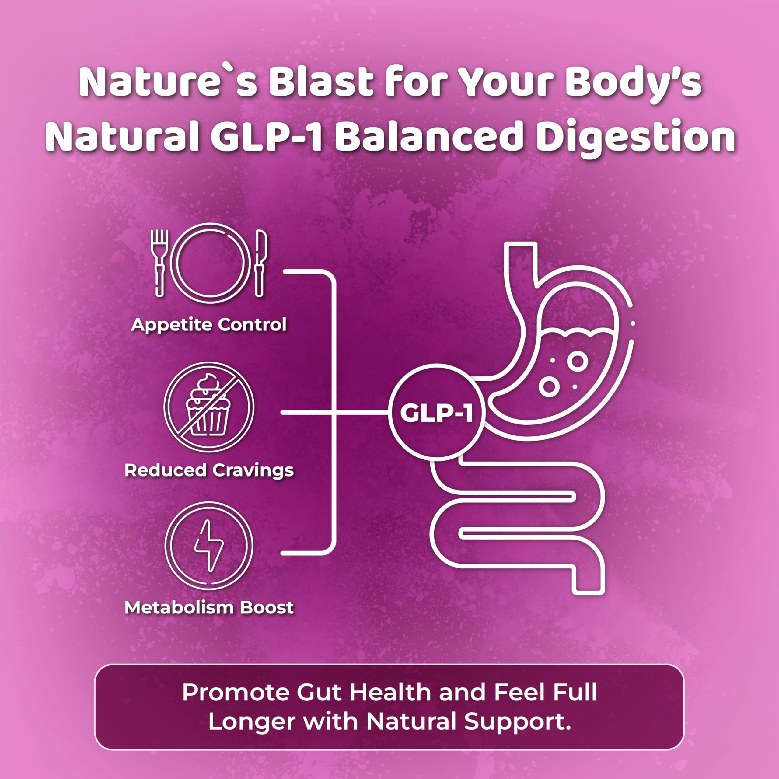 NATURES BLAST Shape Fusion® - GLP-1 Supplements with Ashwagandha, Hibiscus, Ceylon Cinnamon, Maqui Berry & African Mango Extract - Supports Healthy Habits, Energy & Body Balance - 30 Servings NATURES BLAST Au supplements