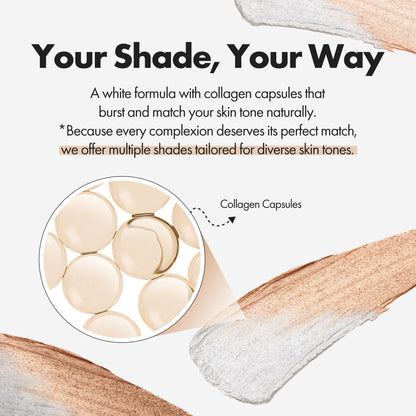 ELROEL Blanc Cover Cream Stick V White - Korean Color-Changing Foundation Stick with Volufiline - Medium to Full Coverage Dewy Finish Base Makeup - Dual-Ended with Detachable Brush (202 Natural) ELROELAu supplements