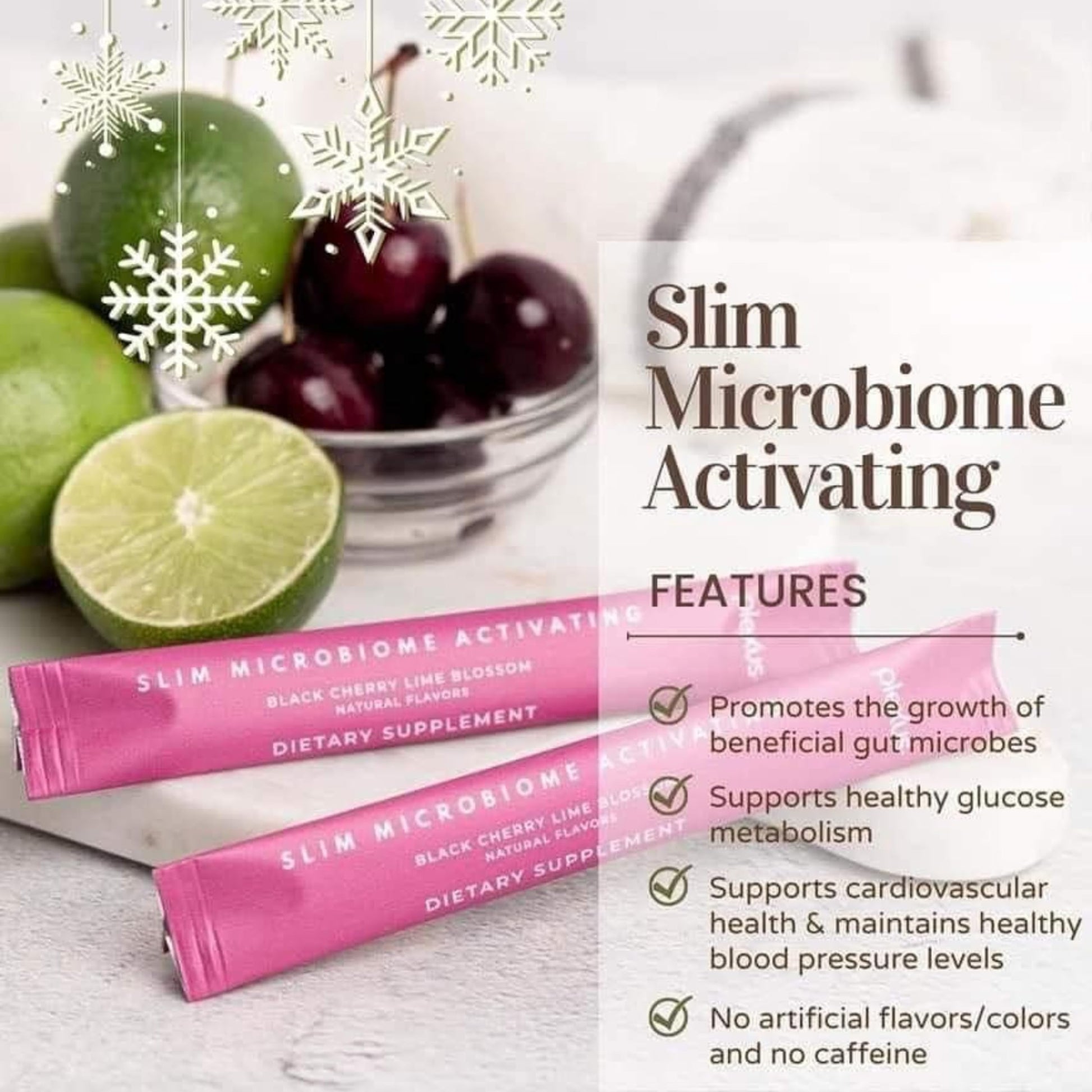 Plexus Slim MicroBiome Activating Black Cherry Lime Blossom, Dietary Supplements Generic Au supplements