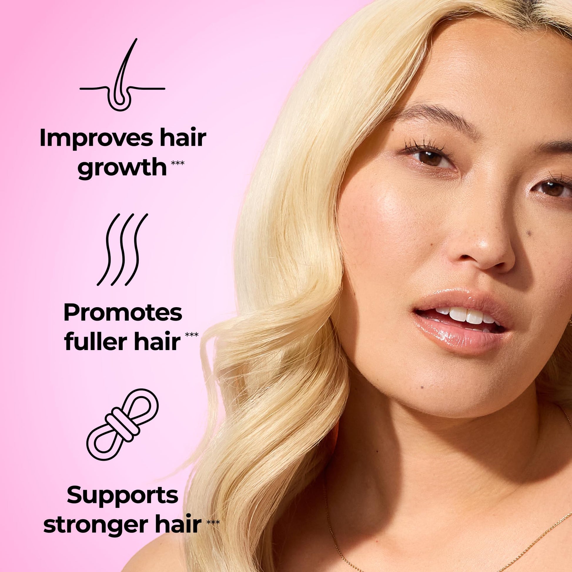HUM Hair Strong Daily Hair Growth Gummies with Biotin, Zinc, Vitamin B12 to Support Growth, Folic Acid & Vitamin B12 Gummy Vitamins for Healthy Hair Support for Women and Men, 60 Gummies HUM Au supplements