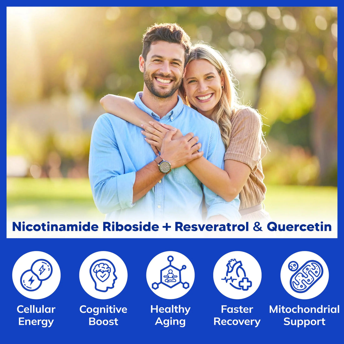 aSquared Nutrition NAD Resveratrol Supplement - NAD+ Nicotinamide Riboside 500mg (Vitamin B3) Plus Trans-Resveratrol & Quercetin - NMN Alternative for Men & Women - 60 Capsules aSquared Nutrition uk supplements