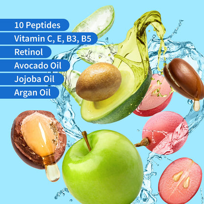 Ebanel Bundle of Hyaluronic Acid Serum, and Exfoliating Face Scrub Peeling Gel, 4.12 Oz Ebanel buy supplements Au