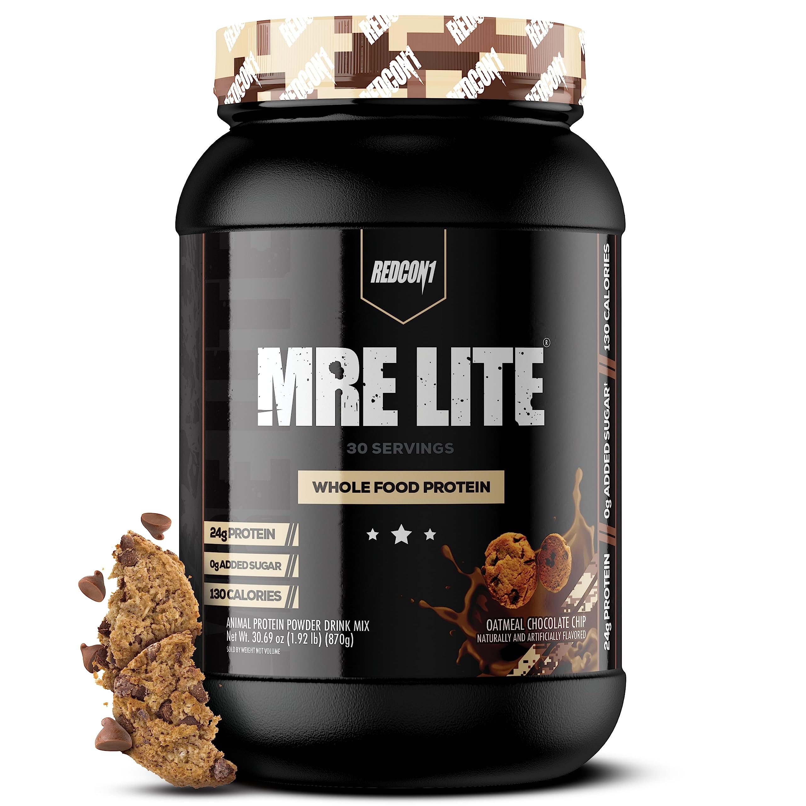 REDCON1 MRE Lite Whole Food Protein Powder, Oatmeal Chocolate Chip - Low Carb REDCON1 Au supplements